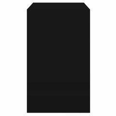 vidaXL Shoe Cabinet Black 80x42x69 cm Engineered Wood 6