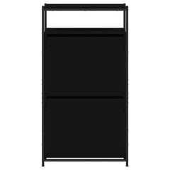 vidaXL Shoe Cabinet Black 5