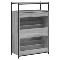 vidaXL Shoe Cabinet Grey Sonoma 6