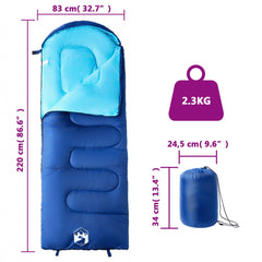 vidaXL Sleeping Bag for Adults Camping 3-4 Seasons 5
