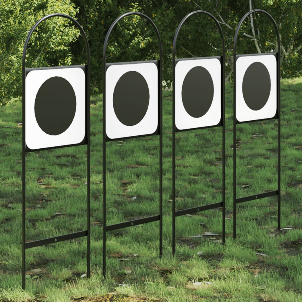 vidaXL Dressage Markers 4 pcs Steel 1