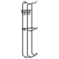 vidaXL Barrel Jump Cups 2 pcs Black Steel 3