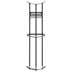 vidaXL Barrel Jump Cups 2 pcs Black Steel 4