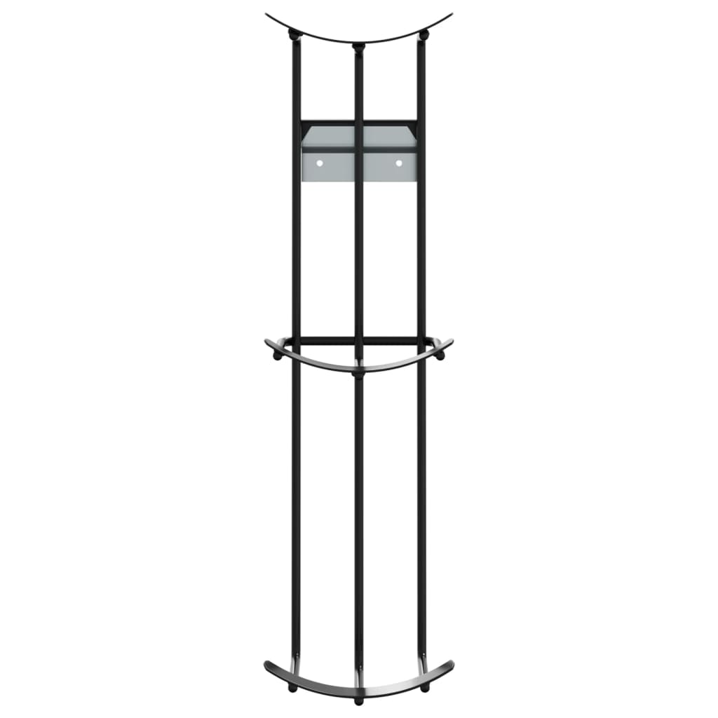 vidaXL Barrel Jump Cups 2 pcs Black Steel 4