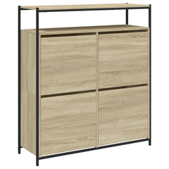 vidaXL Shoe Cabinet Sonoma Oak 2