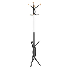 vidaXL Coat Stand Black 176 cm Powder-coated Iron 2