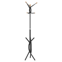 vidaXL Coat Stand Black 176 cm Powder-coated Iron 5
