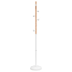 vidaXL Coat Stand White 177 cm Powder-coated Iron 2