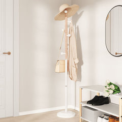 vidaXL Coat Stand White 177 cm Powder-coated Iron 3