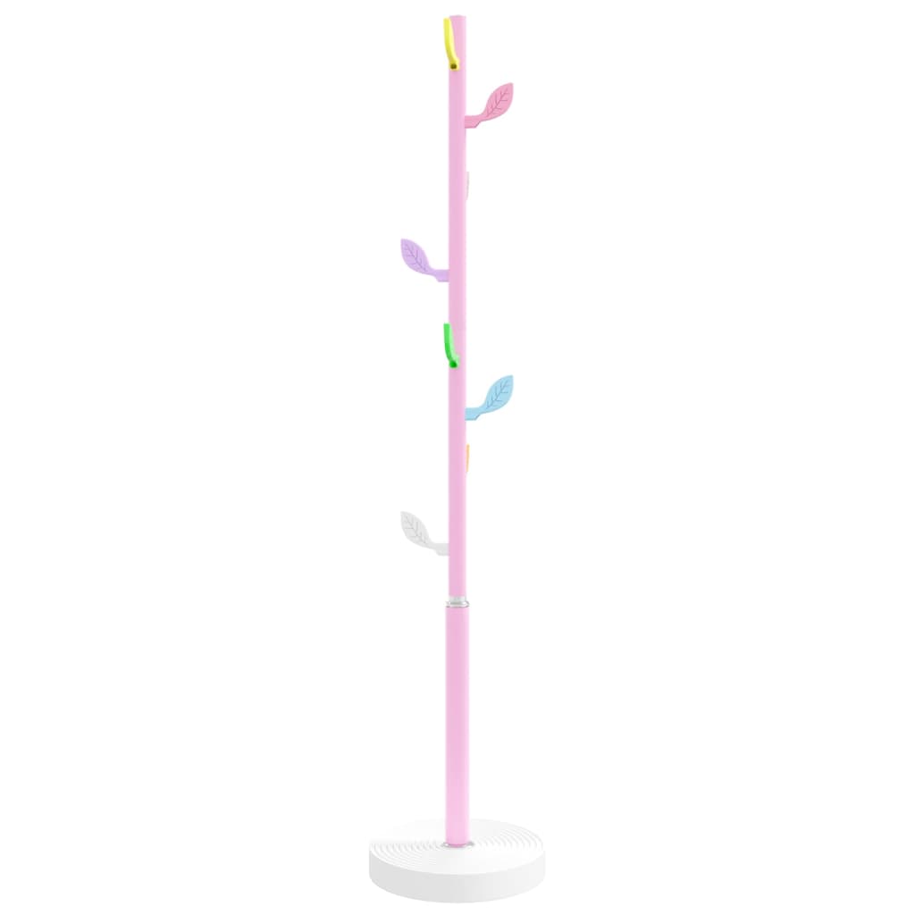 vidaXL Coat Stand Pink 172 cm Powder-coated Iron 2