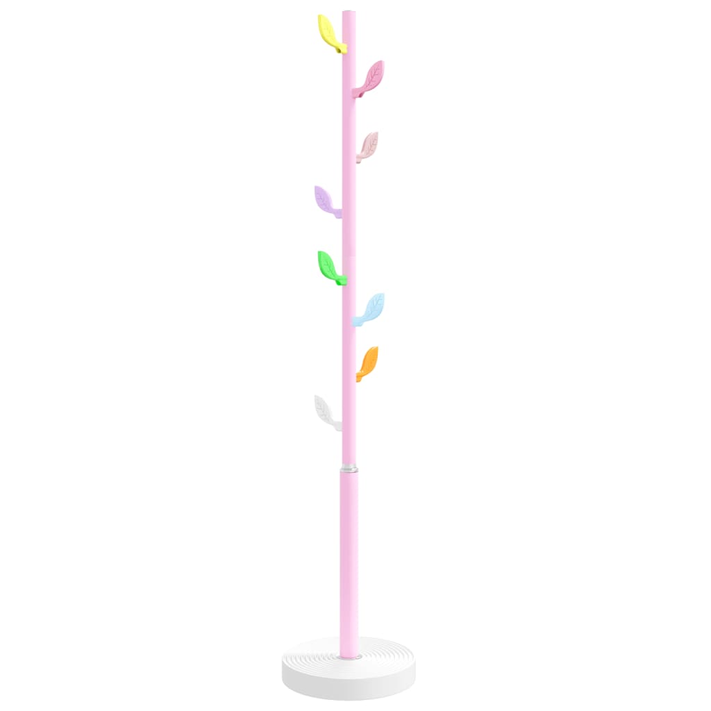 vidaXL Coat Stand Pink 172 cm Powder-coated Iron 4