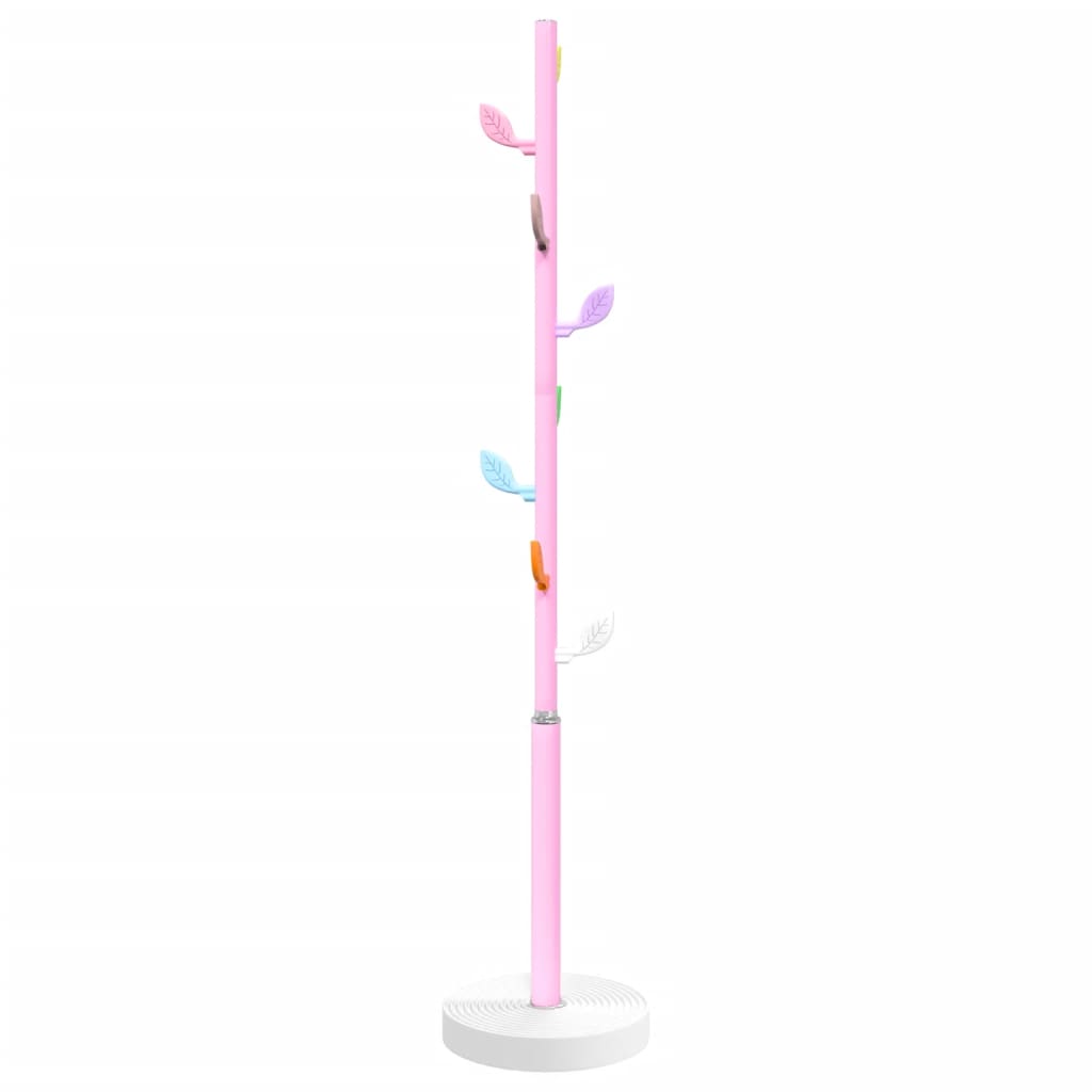 vidaXL Coat Stand Pink 172 cm Powder-coated Iron 6