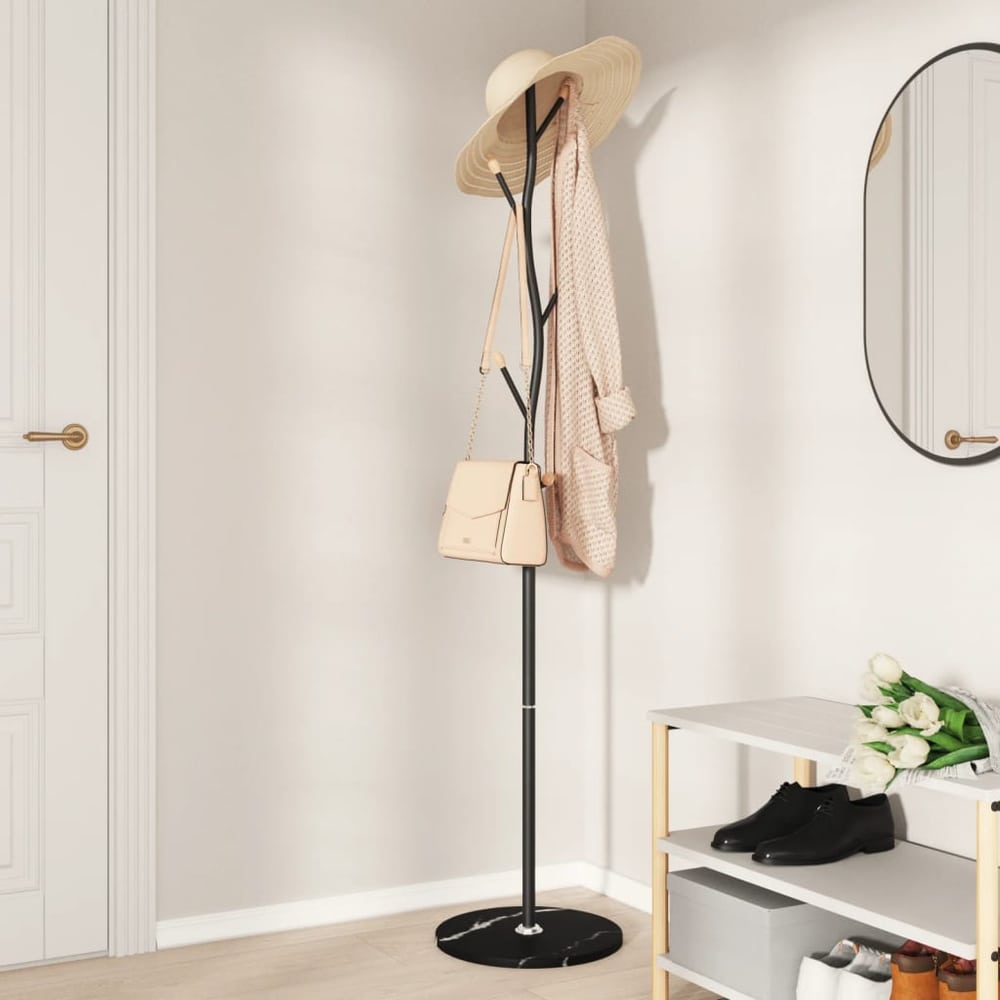 Coat Stand 177 cm Powder-coated Iron Black