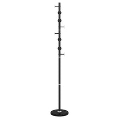 vidaXL Coat Stand Black 176 cm Powder-coated Iron 4