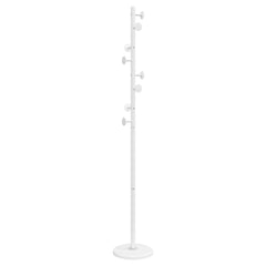 vidaXL Coat Stand White 176 cm Powder-coated Iron 6
