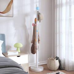 vidaXL Coat Stand White 172 cm Powder-coated Iron 3