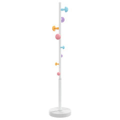 vidaXL Coat Stand White 172 cm Powder-coated Iron 5