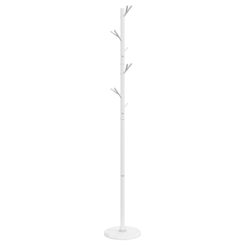 vidaXL Coat Stand White 175 cm Powder-coated Iron 2