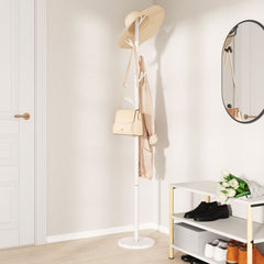 vidaXL Coat Stand White 175 cm Powder-coated Iron 3