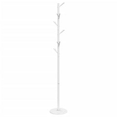 vidaXL Coat Stand White 175 cm Powder-coated Iron 5