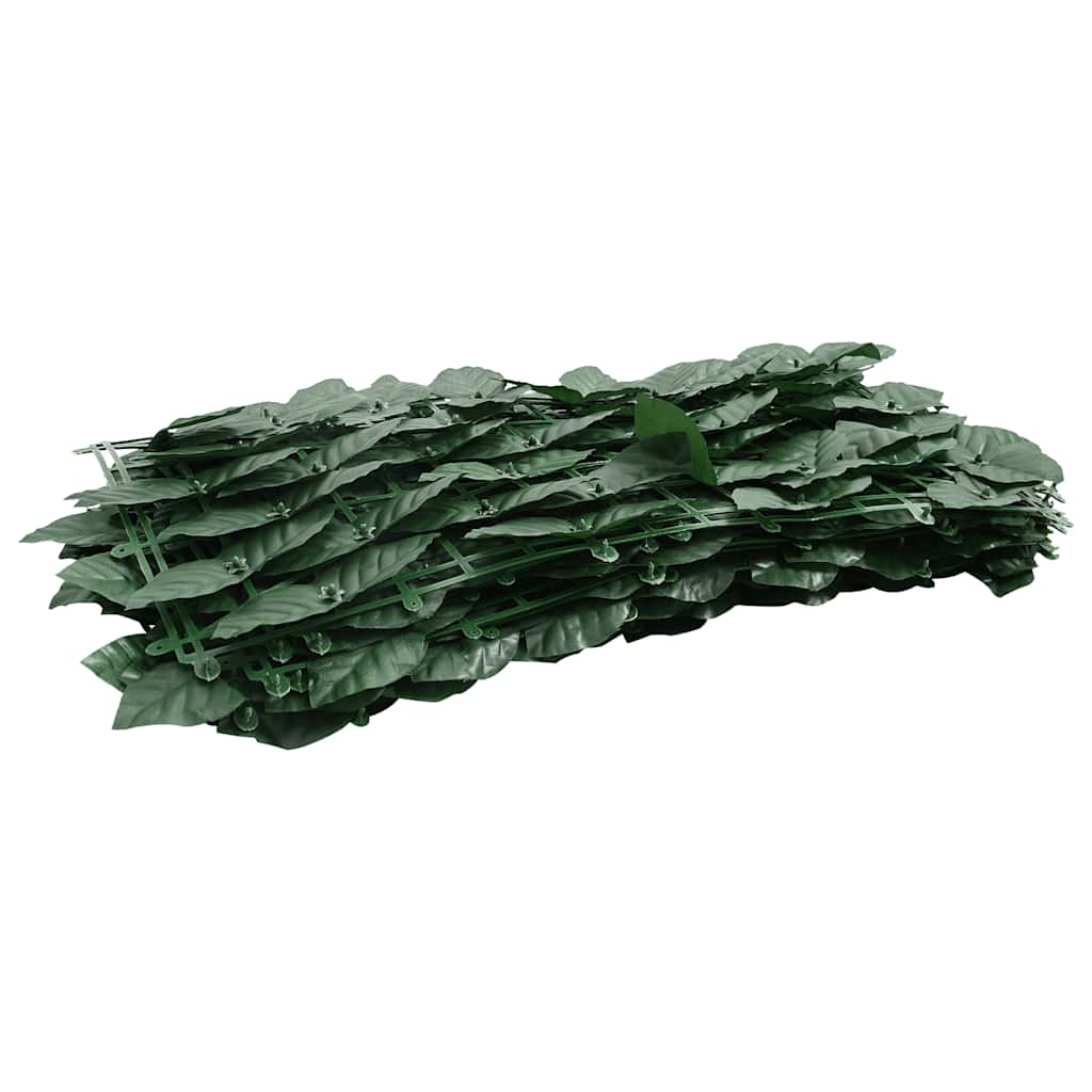 vidaXL Balcony Screen with Dark Green Leaves 200x75 cm 3