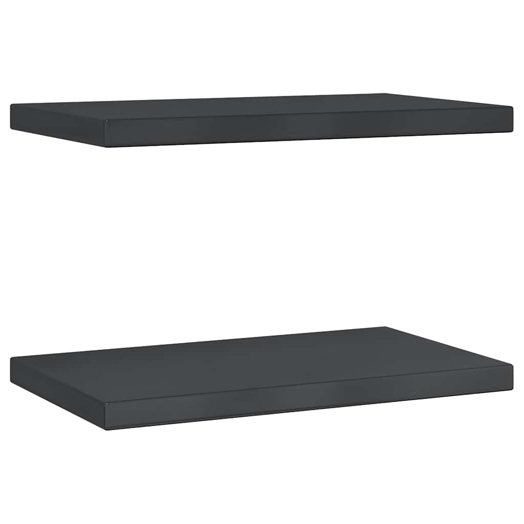Wall Shelves 2 pcs Stainless Steel