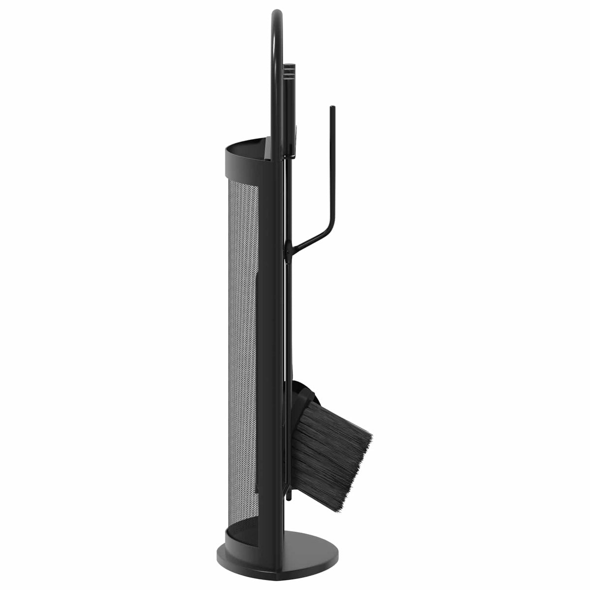 vidaXL 5 Piece Fireplace Tool Set 23x15x66 cm Steel 4