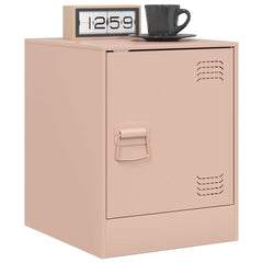 vidaXL Bedside Cabinets 2 pcs Pink 34.5x39x44 cm Steel 3