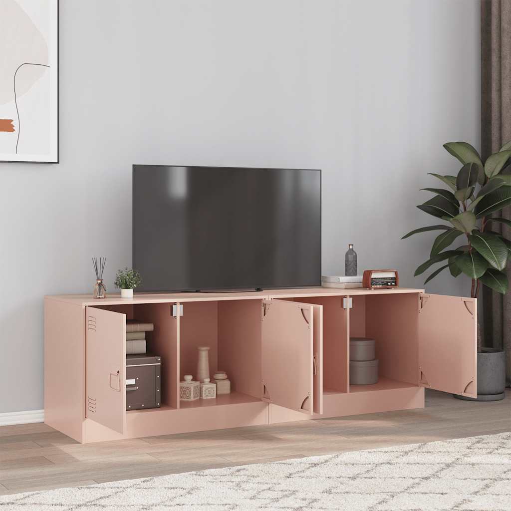 vidaXL TV Cabinet 67x39x44 cm Steel