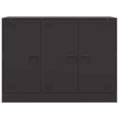 Sideboard 99x39x73 cm Steel Black