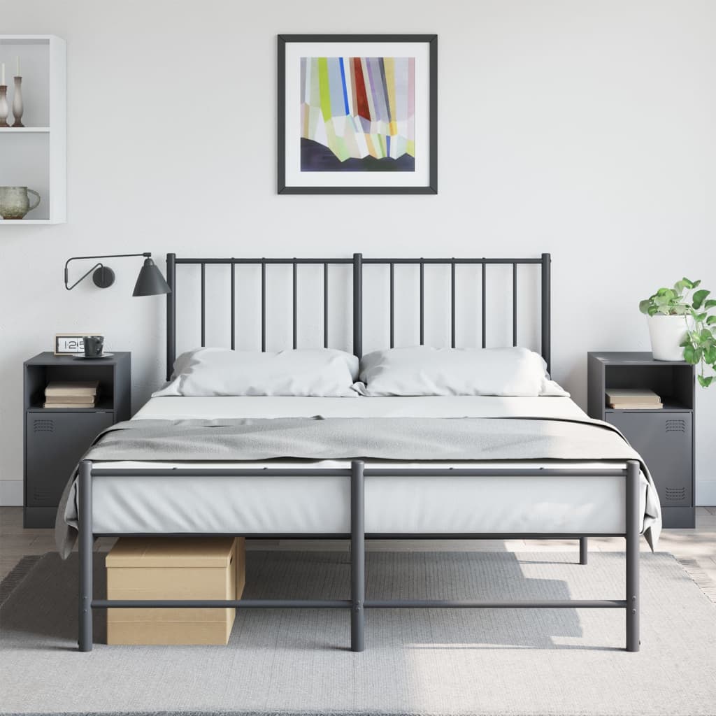 Bedside Cabinet in Anthracite