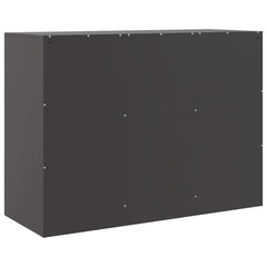 Sideboard 99x39x73 cm Steel Black