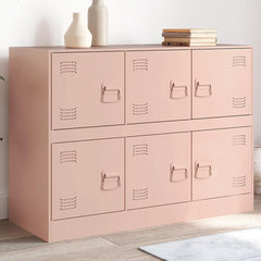 Sideboard 99x39x73 cm Steel Pink