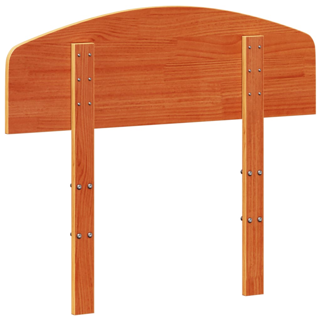 vidaXL Headboard Wax Brown 100 cm Solid Wood Pine 6