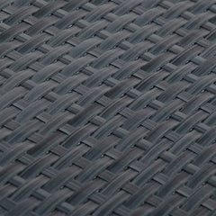 vidaXL Balcony Screen Anthracite 500x90 cm Poly Rattan 6