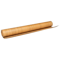 vidaXL Balcony Screen Light Brown 500x90 cm Poly Rattan 5