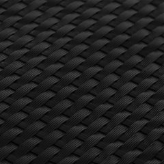vidaXL Balcony Screens 5 pcs Black 255x19 cm Poly Rattan 6