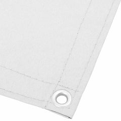 vidaXL Balcony Screen White 120x700 cm 100% Polyester Oxford 4