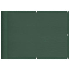 vidaXL Balcony Screen Dark Green 75x800 cm 100% Polyester Oxford 2