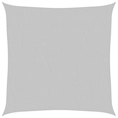vidaXL Sun Shade Sail Light Grey 2.5x2.5 m 100% Polyester Oxford 2
