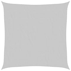 vidaXL Sun Shade Sail Light Grey 5x5 m 100% Polyester Oxford 2