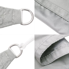 vidaXL Sun Shade Sail Light Grey 4.5x4.5x4.5 m 100% Polyester Oxford 5