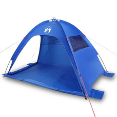 vidaXL Beach Tent Azure Blue Waterproof 2