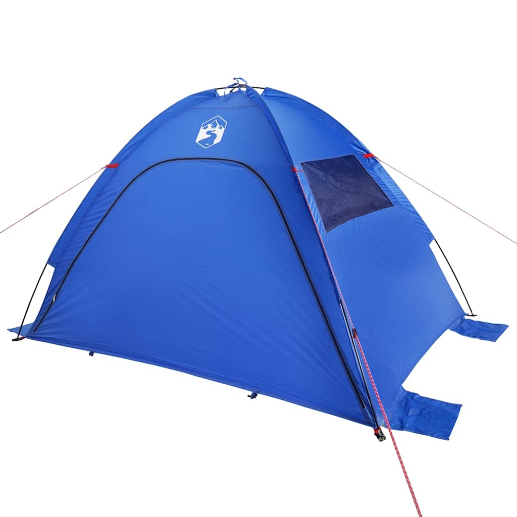 vidaXL Beach Tent Azure Blue Waterproof 5