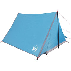 vidaXL Camping Tent 2-Person Blue Waterproof 4