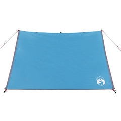vidaXL Camping Tent 2-Person Blue Waterproof 5