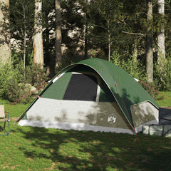 vidaXL Family Tent Dome 6-Person Green Waterproof 3
