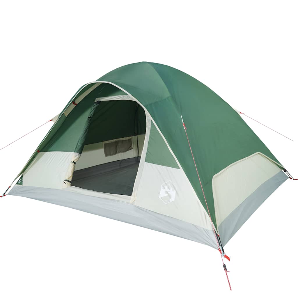Family Tent Dome 6-Person Waterproof Width 270 cm Green