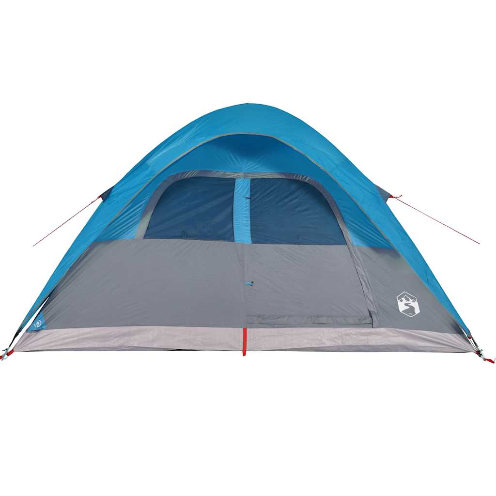 Family Tent Dome 6-Person Waterproof Width 334 cm Blue