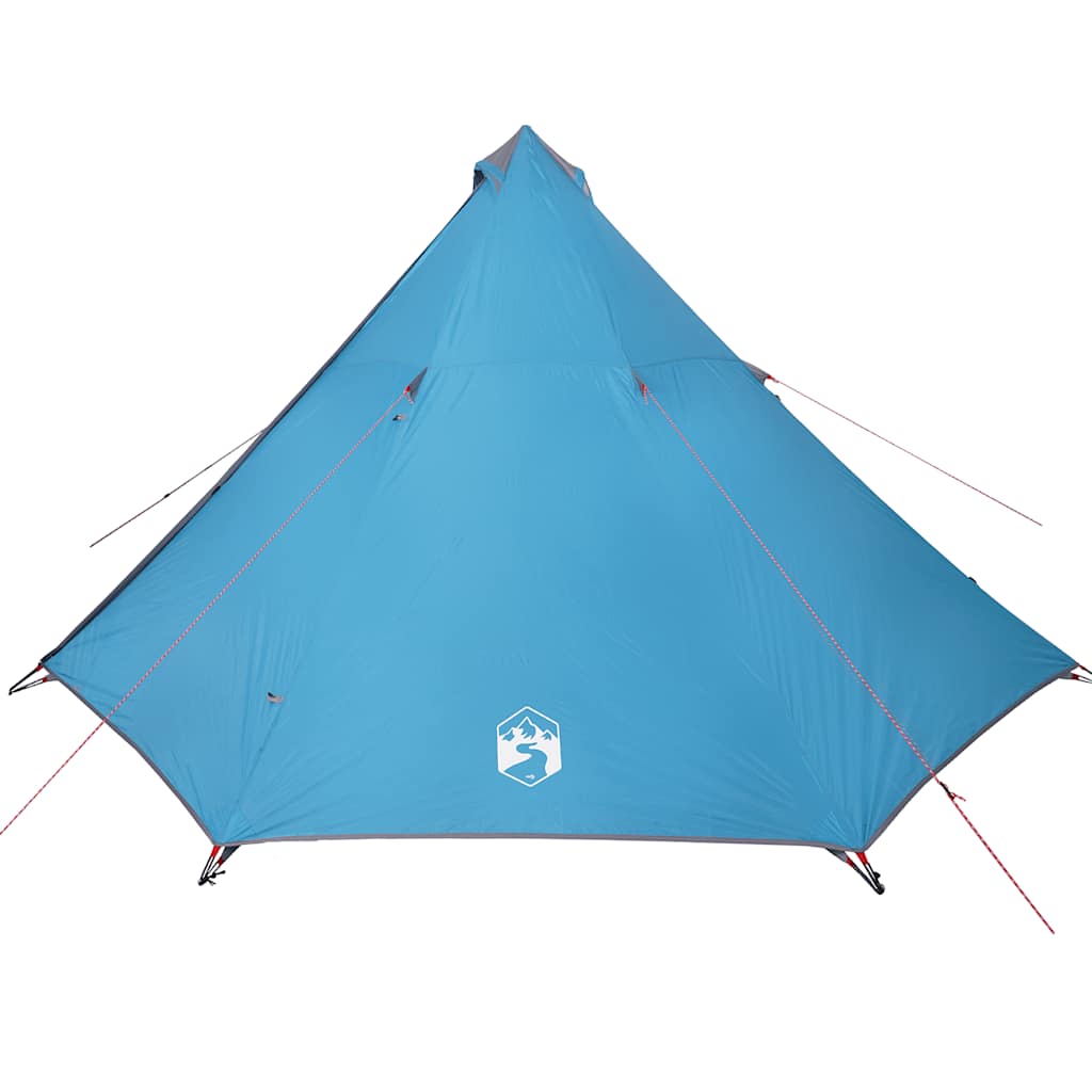 vidaXL Family Tent Tipi 8-Person Blue Waterproof 2
